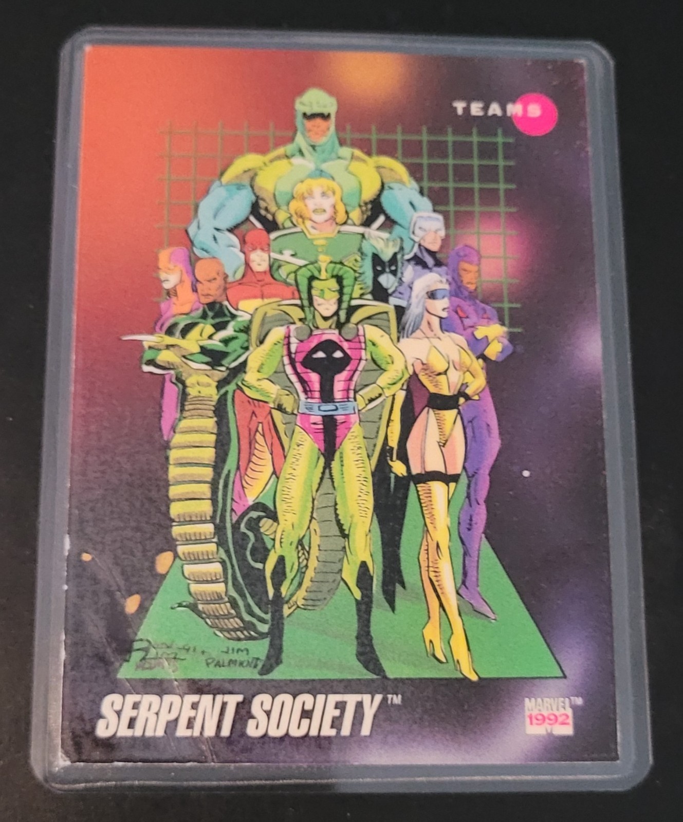 1990's Impel Marvel Universe Teams Fridge/Locker/Cabinet Laminated Magnet X-MEN