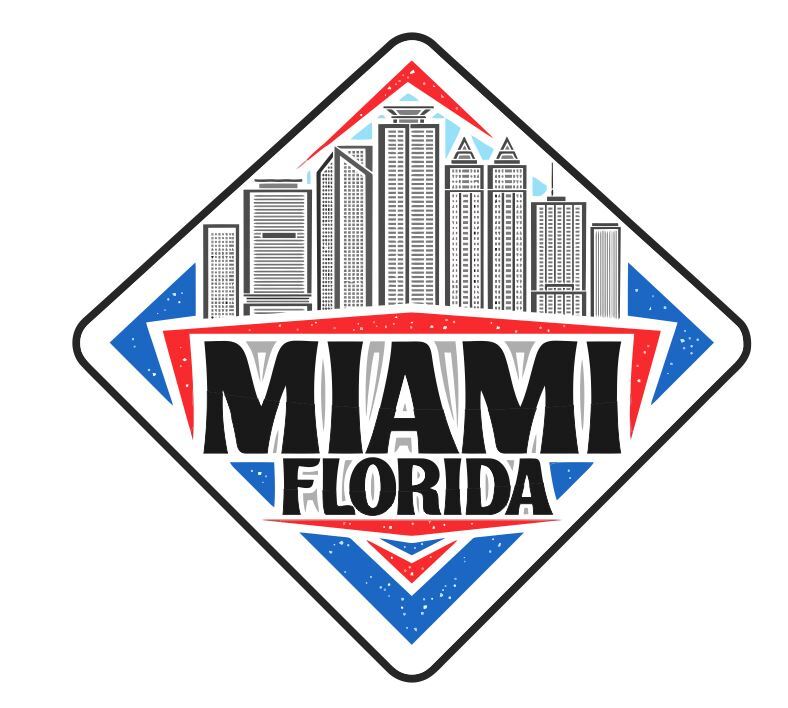 Miami Florida Sticker Decal A568