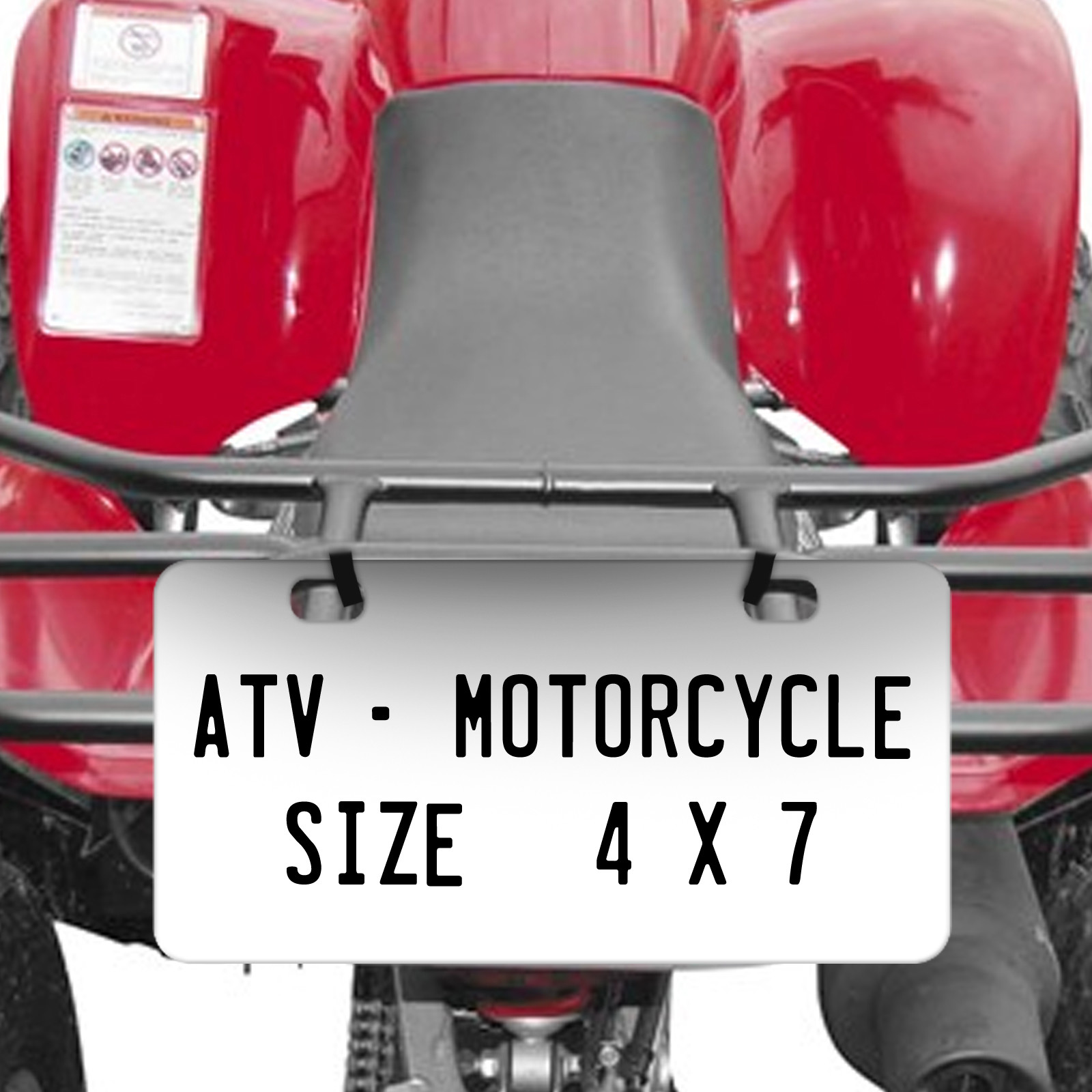 Wolf Blue Eye Animal Artwork Customized License Plate For Car ATV Moped Bike
