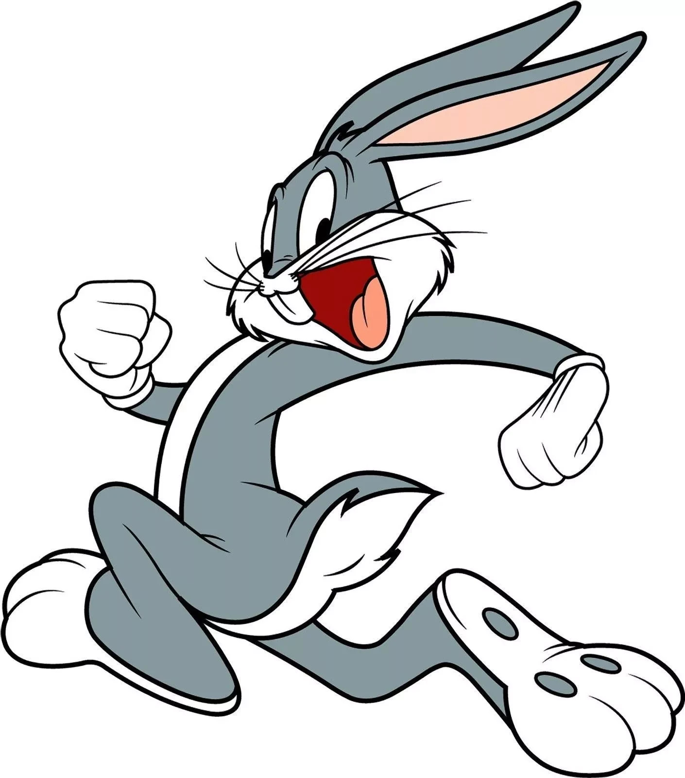 BUGS BUNNY RUNNING LEFT DECAL USA STICKER CAR TRUCK WINDOW BUMPER LAPTOP WALL