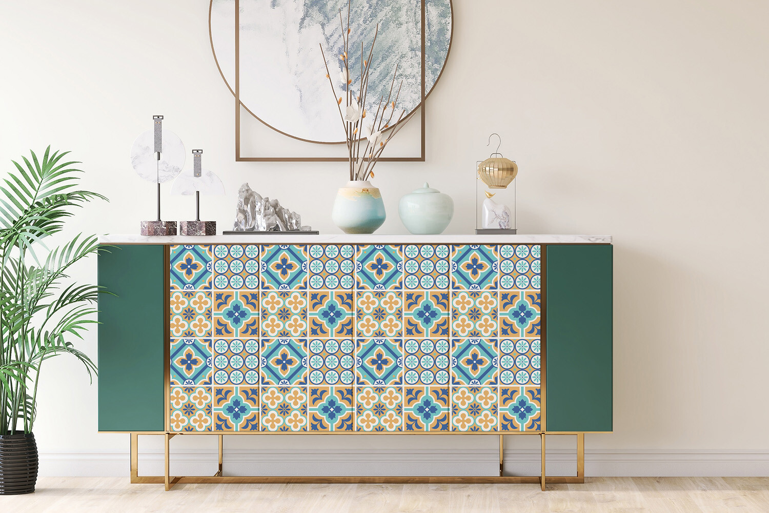 Wall Door Furniture Adhesive Sticker Decal Decorative pattern 100×50