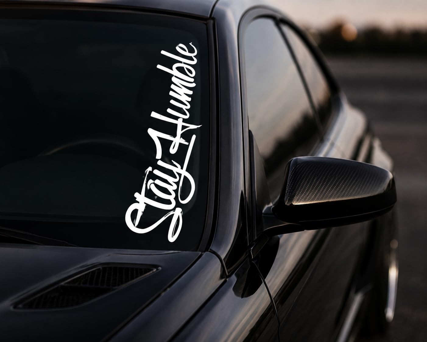Stay Humble USA Car Sticker Decal, Truck, Windshield Banner Sticker, 22 x 4 I…