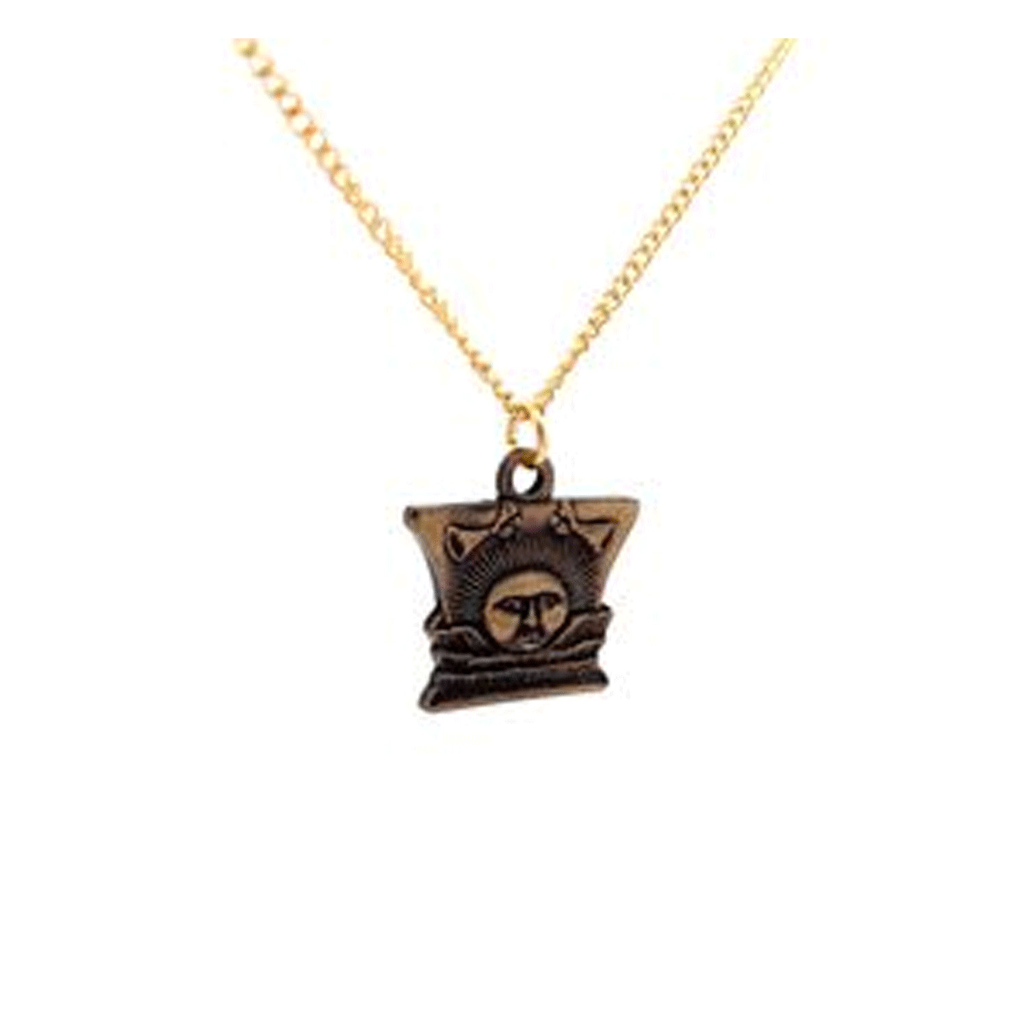 J12 Necklace Nauvoo Temple Sunstone Antique Gold One Moment In Time LDS CTR