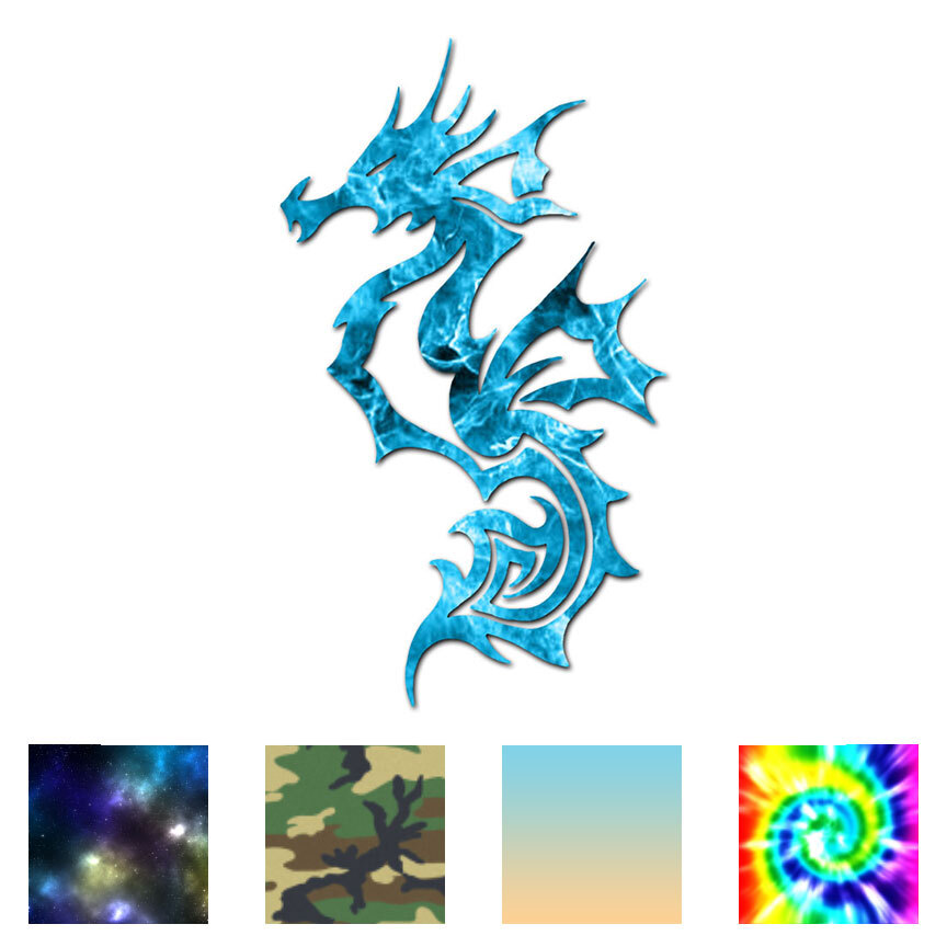 Sea Horse Tribal Seahorse – Decal Sticker – Multiple Patterns & Sizes – ebn604