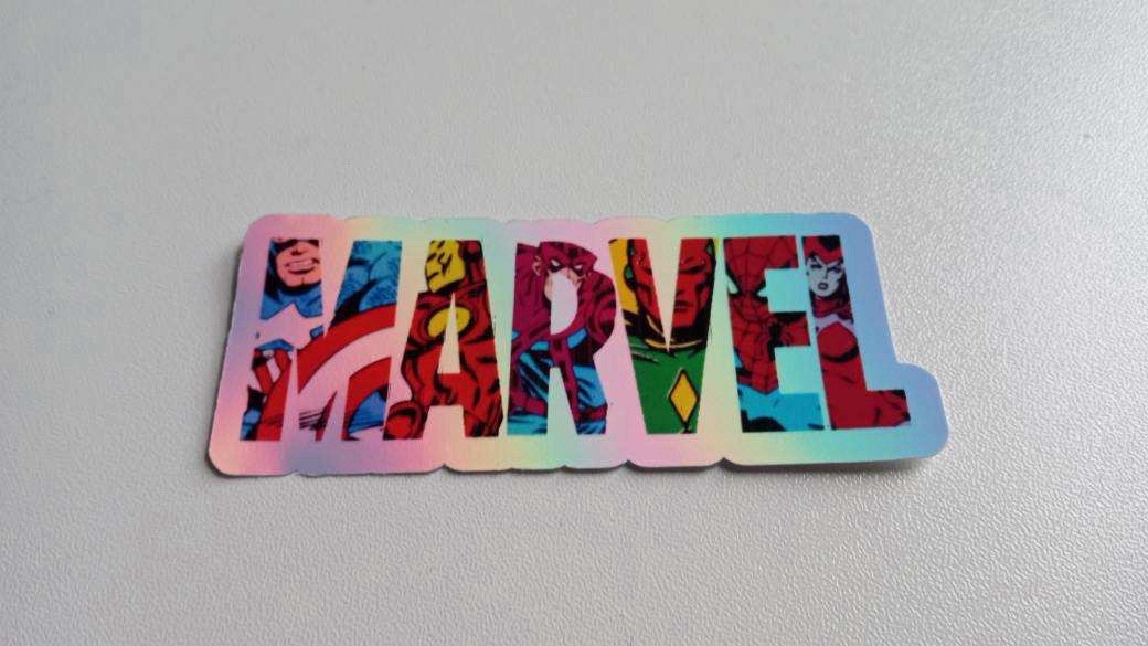 Marvel 3.5 Inch Holographic Waterproof Vinyl Sticker
