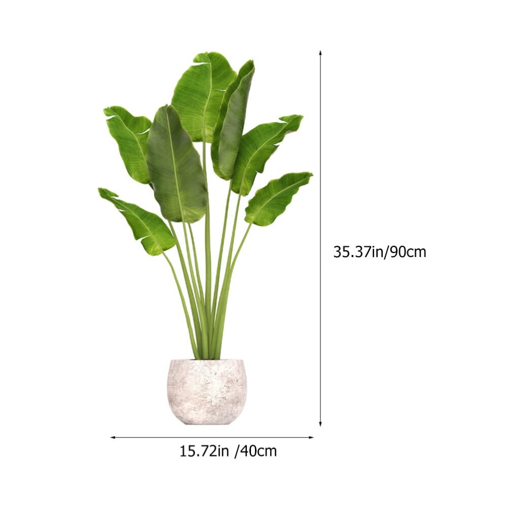 Green Plant Wall Decal Peel and Stick – 3D Realistic Potted Plant Wall Sticke…