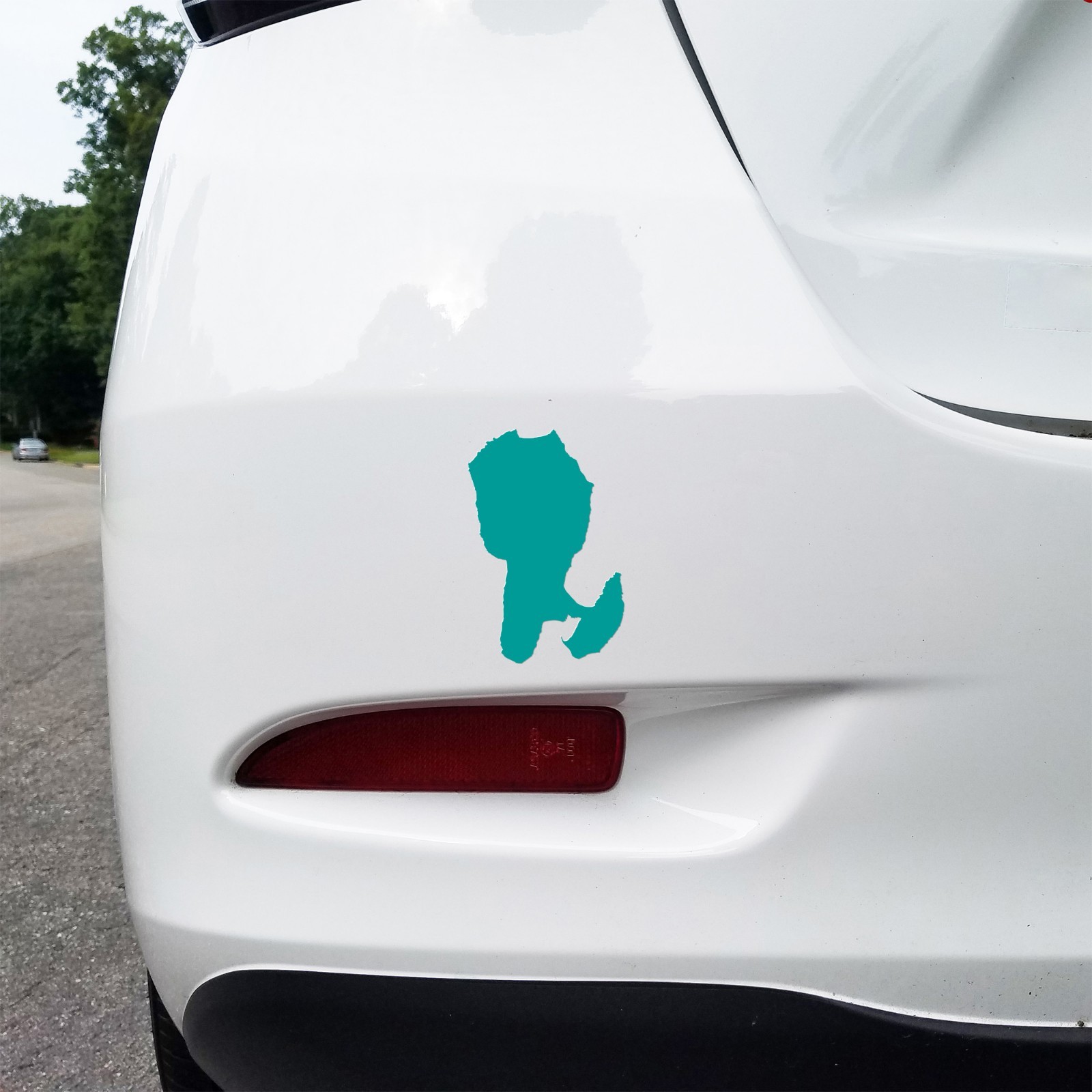 Grand Island Vinyl Decal – Michigan Great Lake Superior Die Cut Sticker