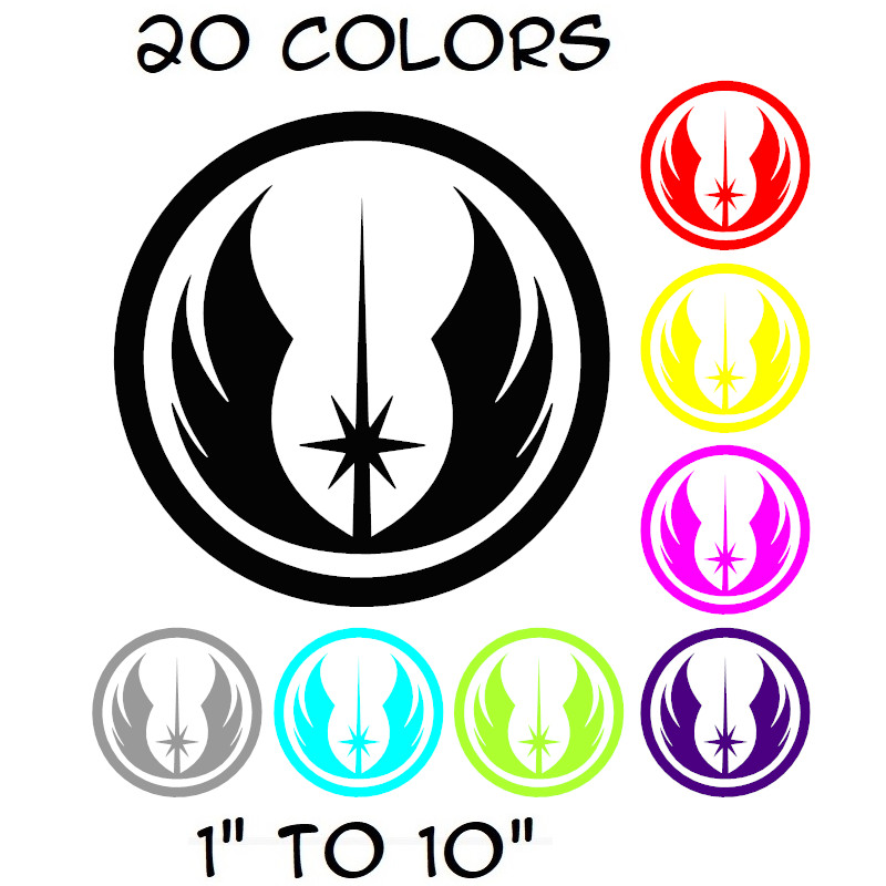 Star Wars Jedi Order Sticker Vinyl Decal Die Cut – Car Window Wall Decor