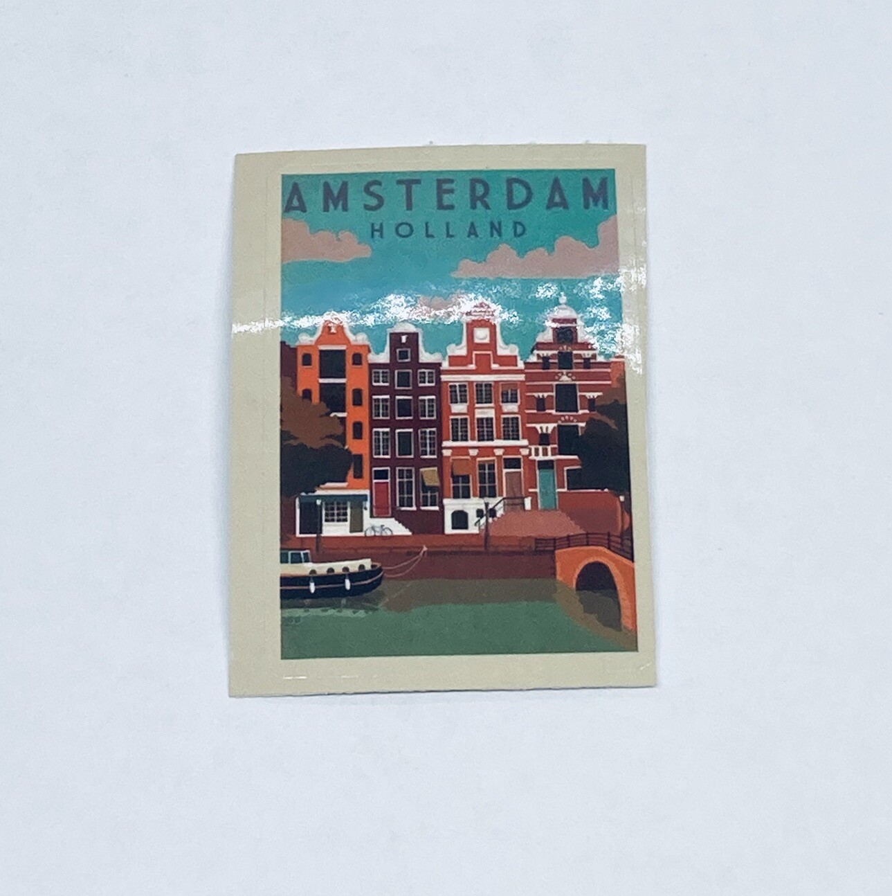 Amsterdam Holland Sticker City Travel Art Decal Vinyl Country Souvenir Tc6