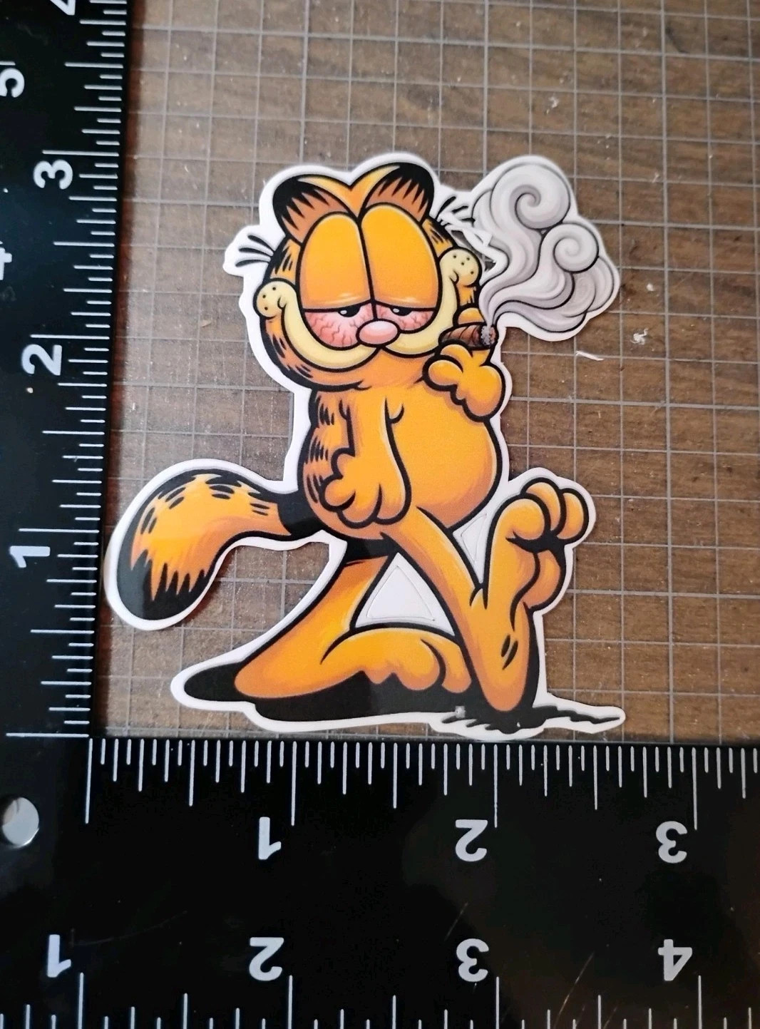420 Stoner Garfield Funny Vinyl Decal Sticker