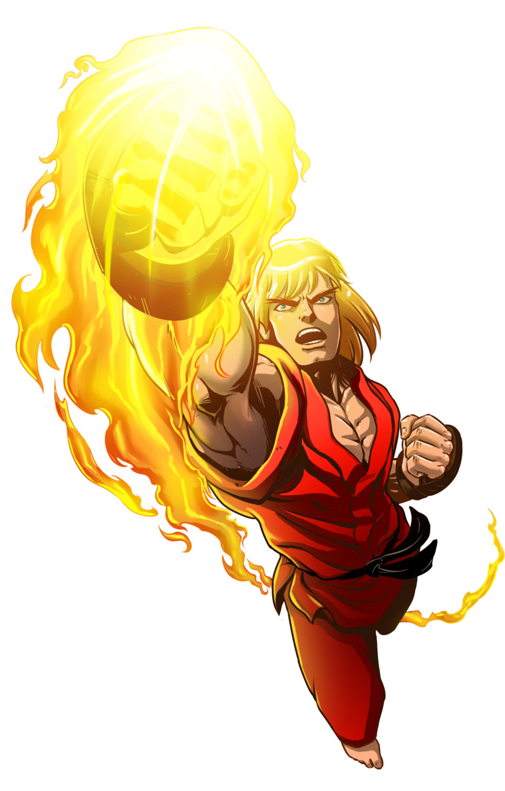 Street fighter sticker ken weatherproof bumper vinyl decal
