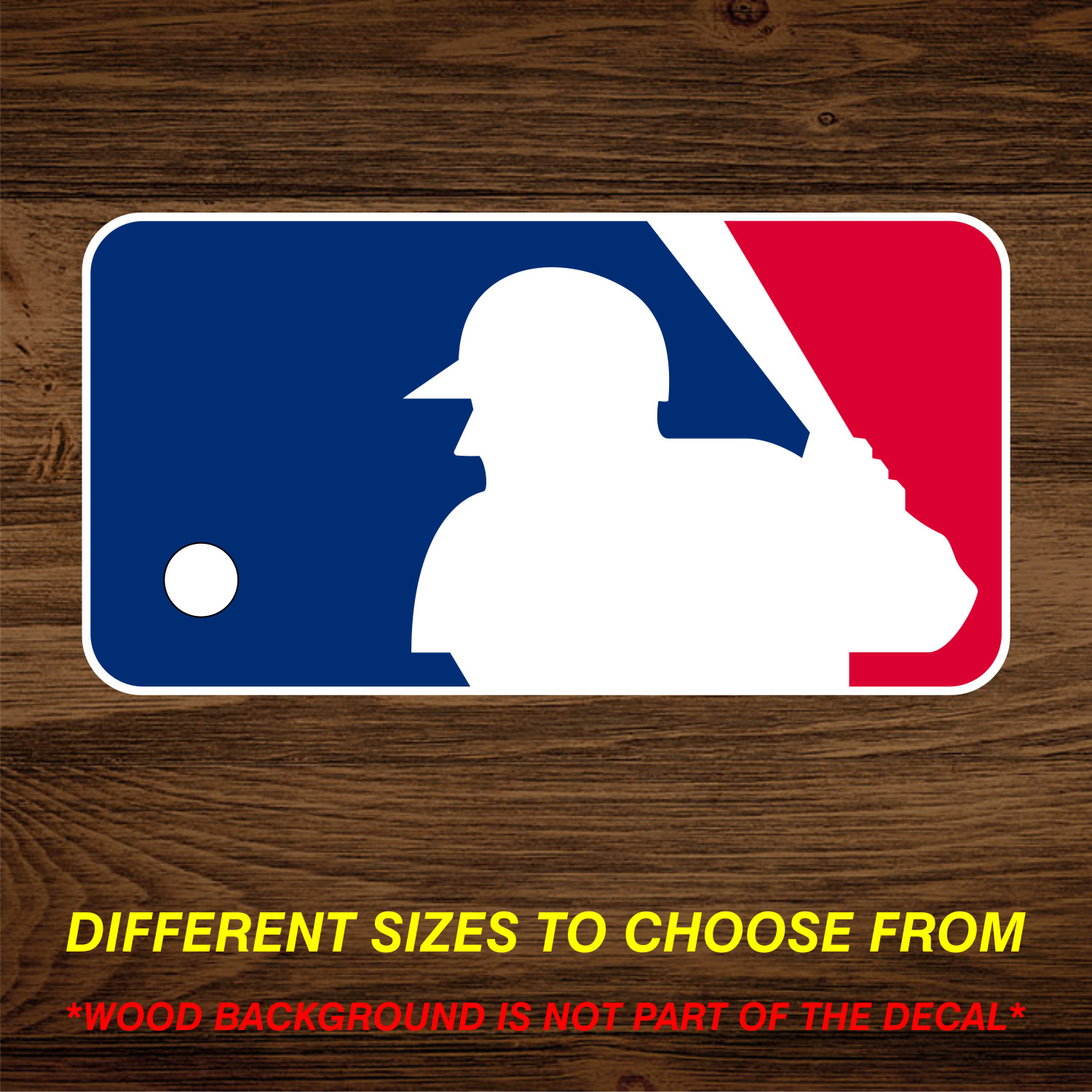 MLB Major League Baseball Logo Vinyl Decal Sticker Free Shipping