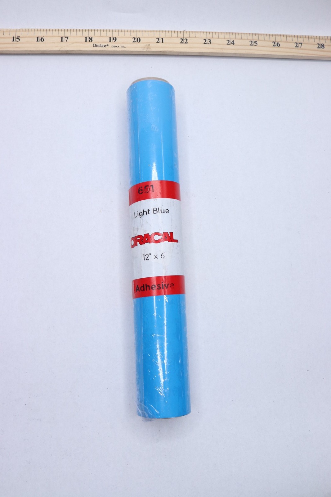 Oracal Glossy Permanent Vinyl Light Blue 12" x 6' 651