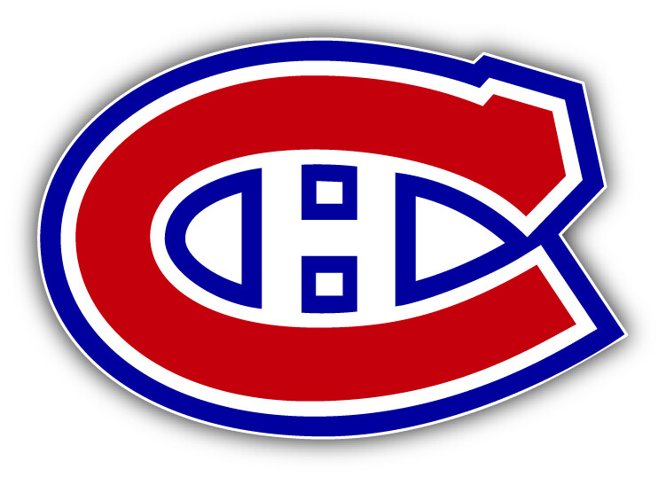 Montreal Canadiens NHL Hockey Sport Logo Car Bumper Sticker Decal "SIZES"