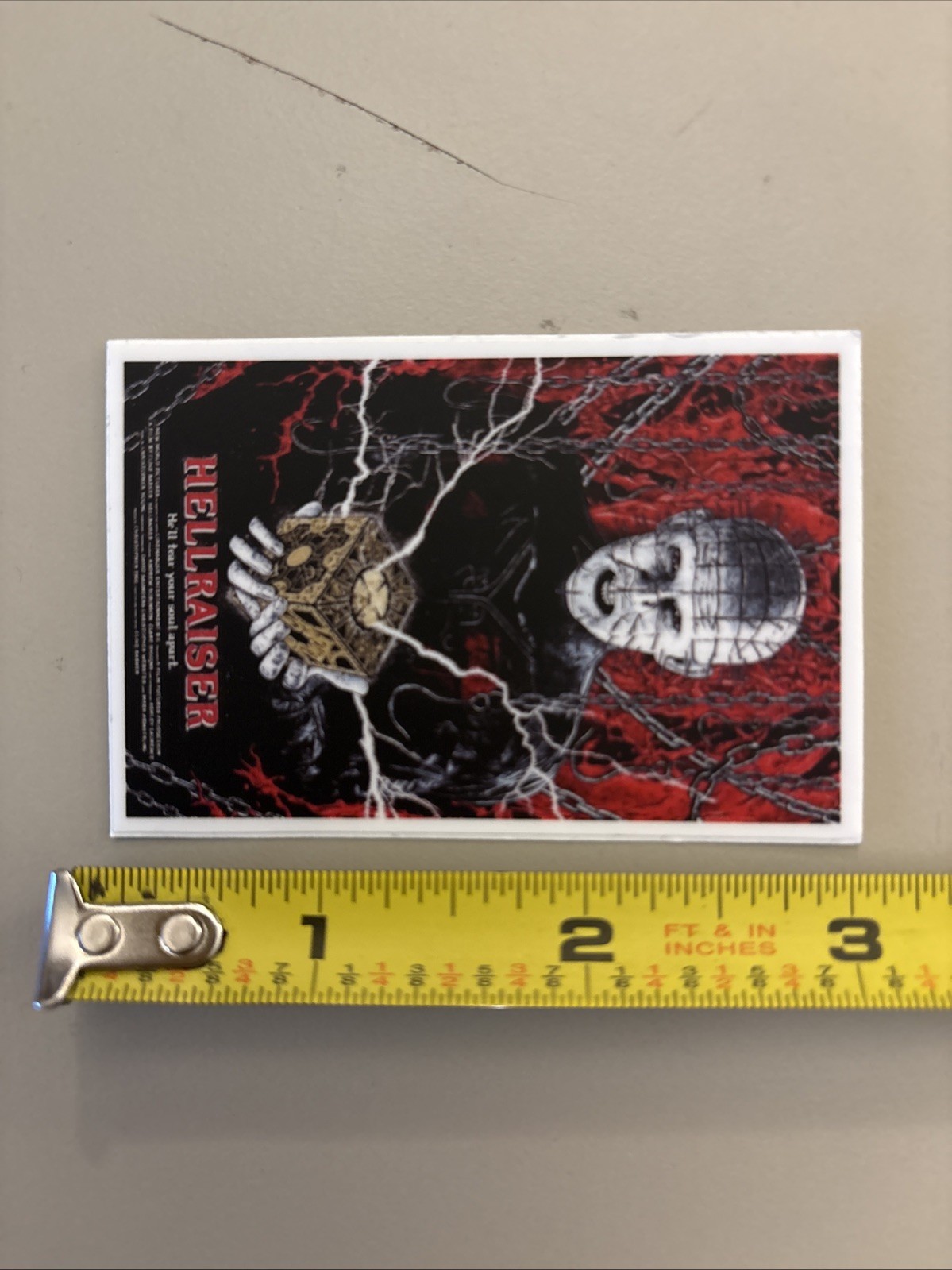 Hellraiser (This Sticker Is Dishwasher Safe) Doug Bradley/Clive Barker/Horror
