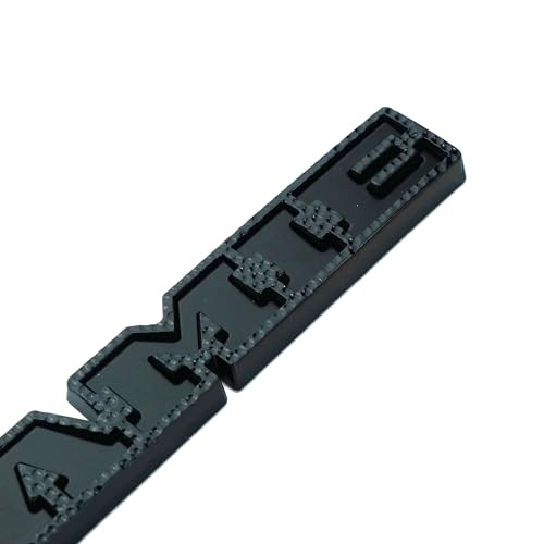 1Pc 2019 2020 Laramie Emblem 3D Badge Tailgate Rear Nameplate Sticker Black