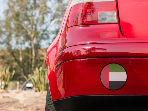 United Arab Emirates Flag Circle Sticker Decal