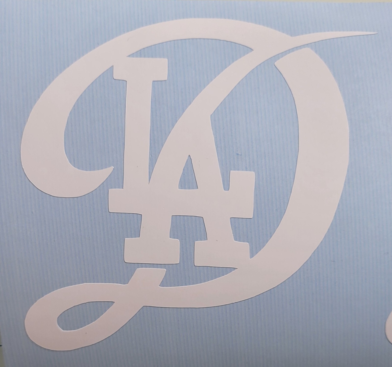 LA Dodgers City Connect Logo Vinyl Decal Sticker Windows Cars Trucks Laptops Cup