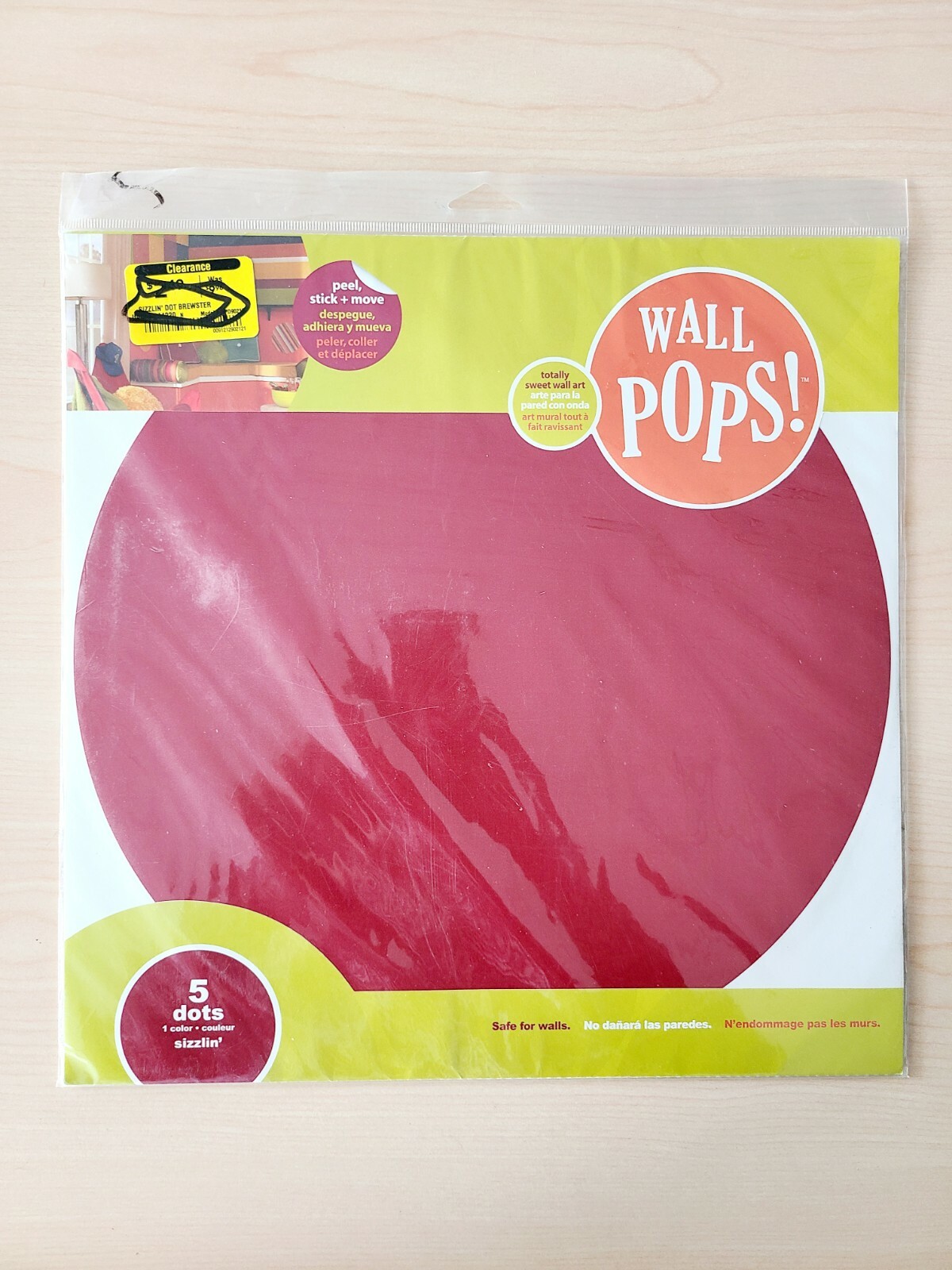 5 Color Sets Wall Pops Sizzlin Dot Circles Stickers Decals safe for any wall