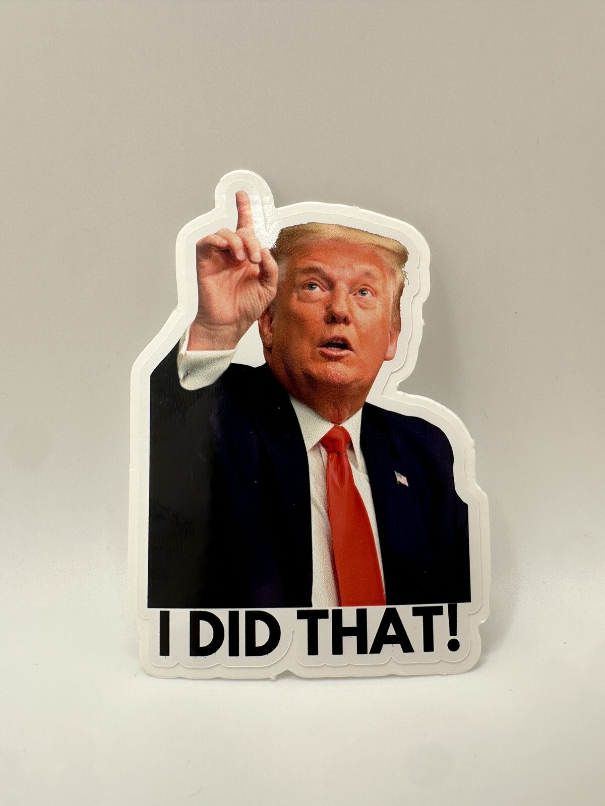 Donald Trump I DID THAT Stickers Decals Car Grocery Price Gas Pump Station 2"