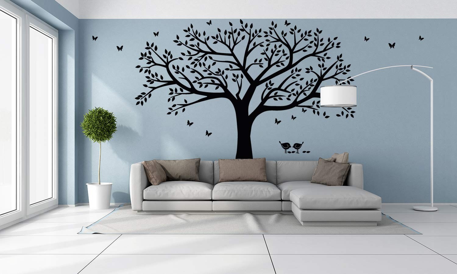 Giant Family Photo Tree Wall Decal Wall Sticker Vinyl Mural Art for Home Deco…