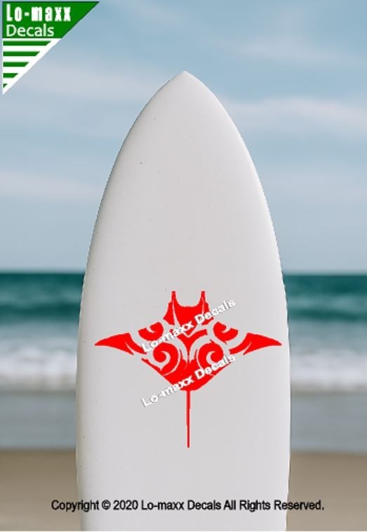 Manta Ray Fish Sea Life Seashore Ocean Beach Car Truck SUV Die Cut Vinyl Decal