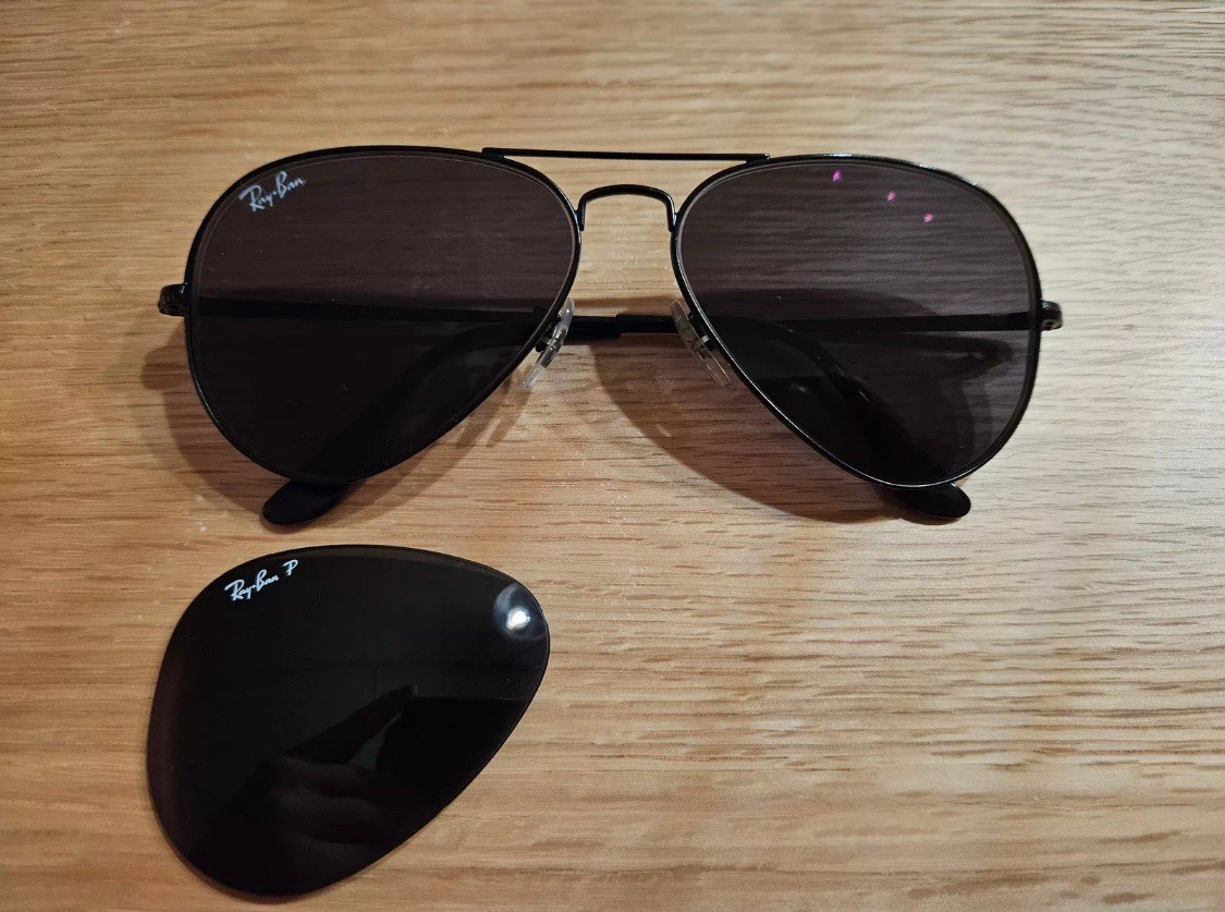 Ray Ban SMALL TRANSPARENT Sticker – Qty1 – (Tracked delivery – UK Only)