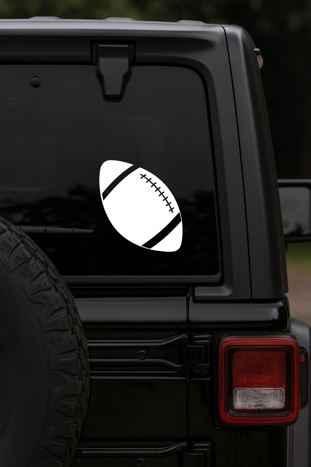 Footbal Die Cut Decal Sports Sticker for Car Laptop Helmet Water Bottle walls