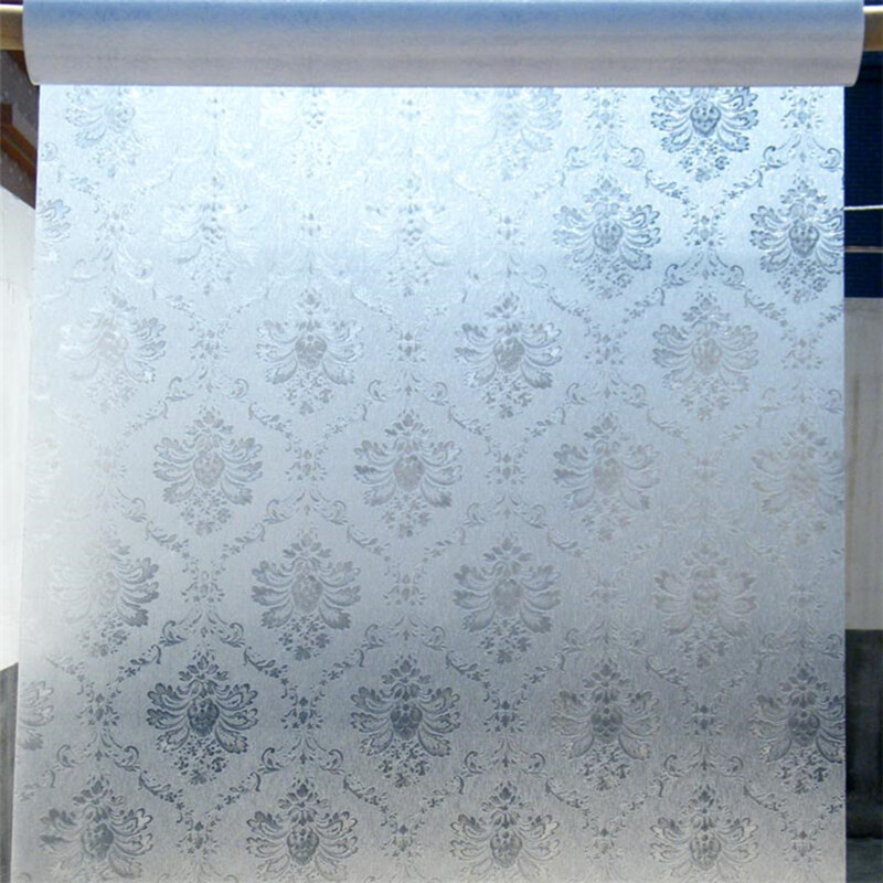 PVC Staticks Privacy Window Glass Film Sticker Cling Frosted Stained Bathroom