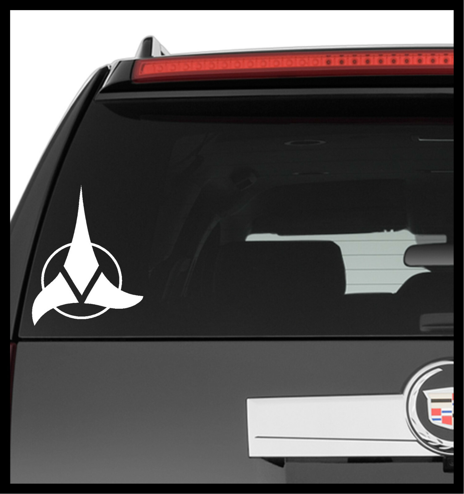 Vinyl Decal Truck Car Sticker Laptop – Star Trek Next Generation Klingon Symbol