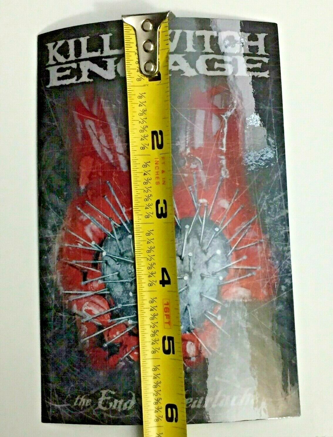 KILLSWITCH ENGAGE rare oop 2004 6" STICKER DECAL kse "HEARTACHE" metal band F1