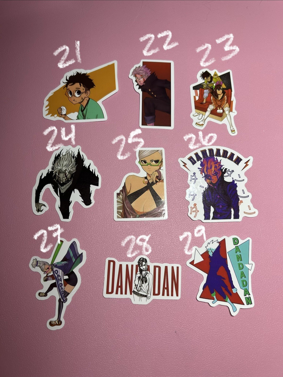 Dan Da Dan , Jojo And More Anime Stickers