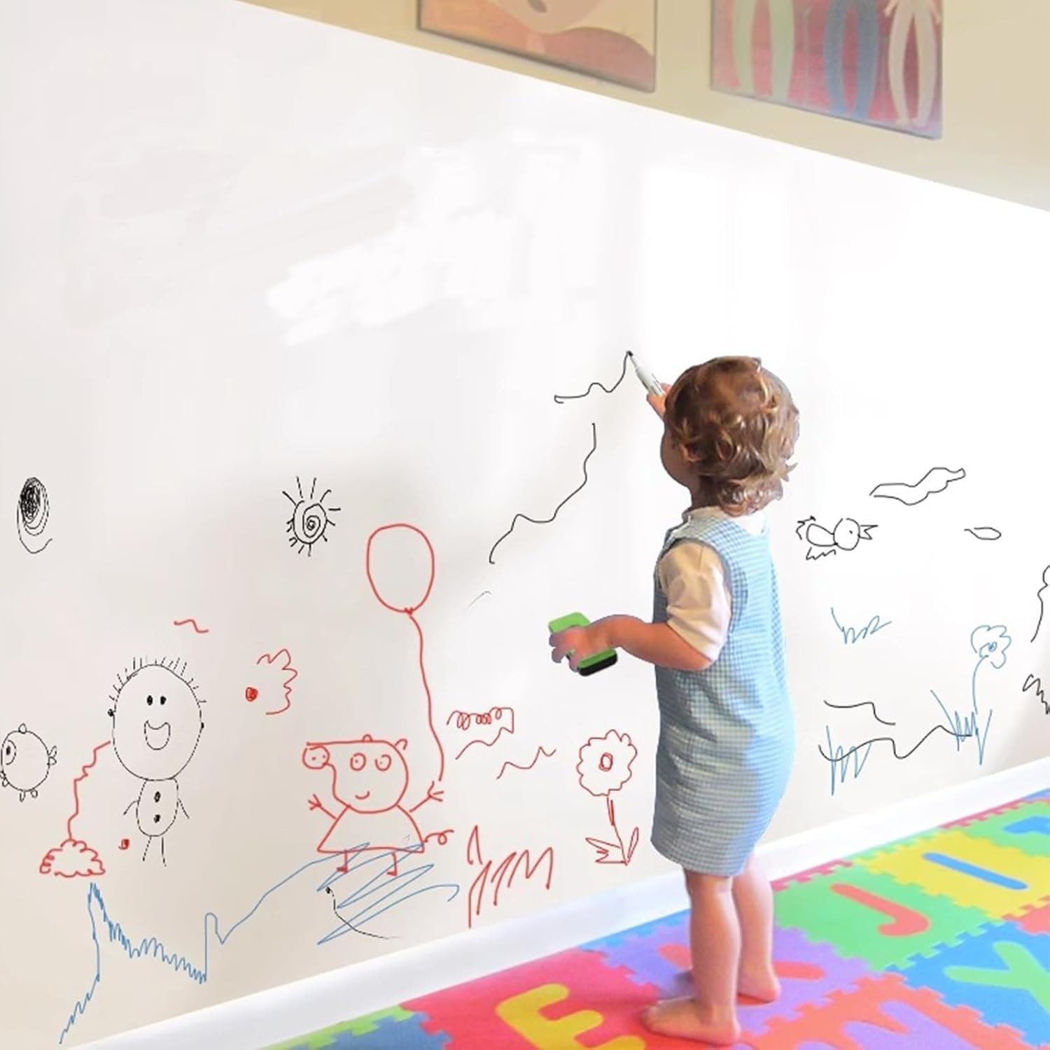 Creative Blackboard Wall Sticker 43cm x 200cm – Perfect for Menus & Lists