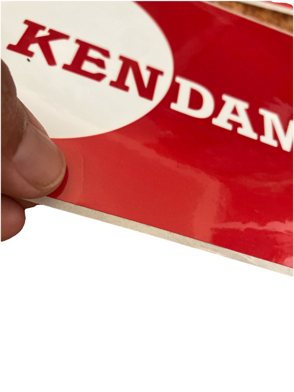 Kendama USA Red With White Stickers—9 Total—About 6” X 4” *See Description*
