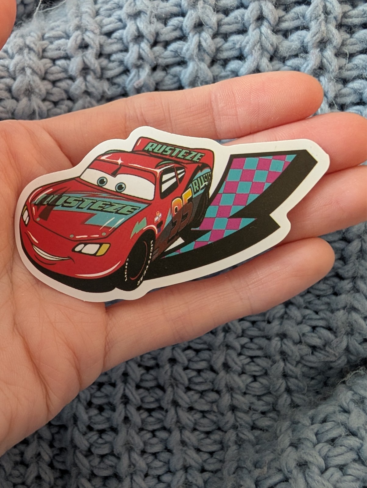 Cars, Pixar, Sticker, Disney, Lightning McQueen, Mater, Sally, Doc Hudson