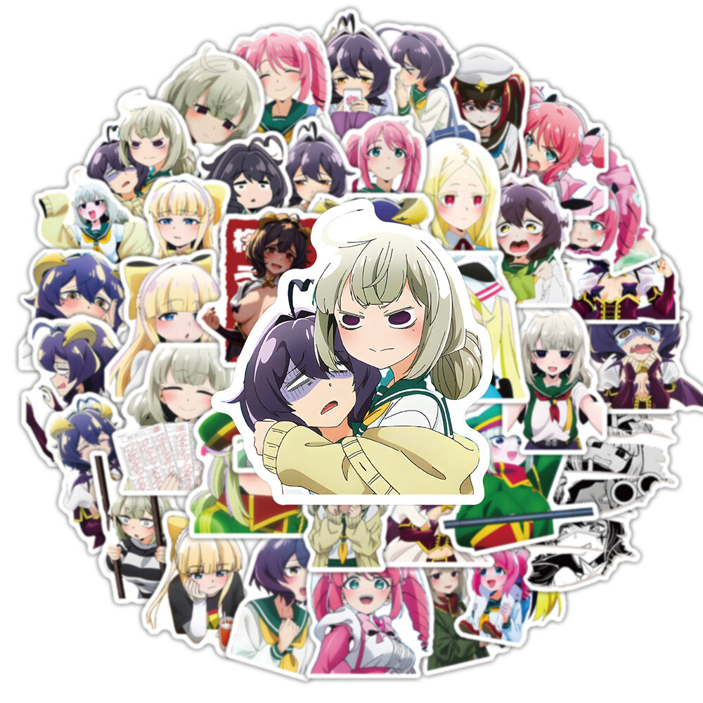 100Pcs Gushing Over Magic Girls Cartoon Stickers for Teens Girls Water Bottles