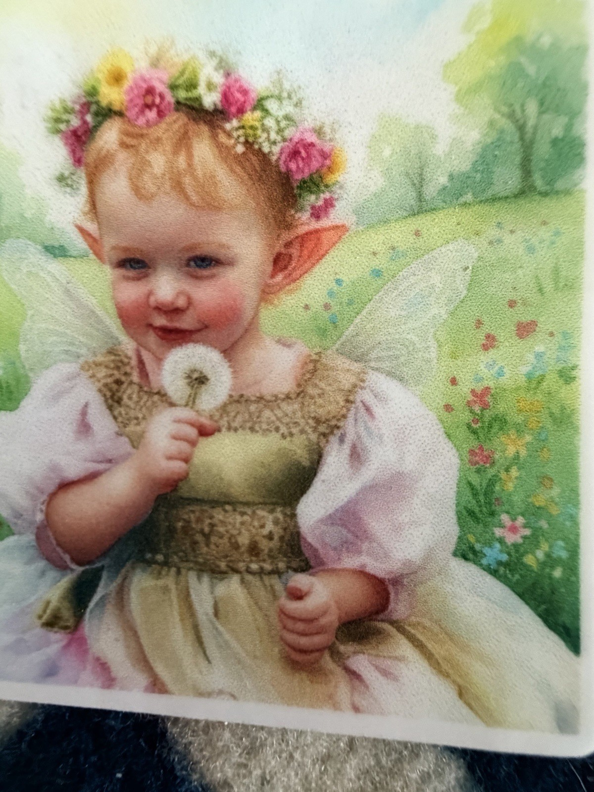 Vinyl Sticker Fairy Child By Sheila Lofgreen