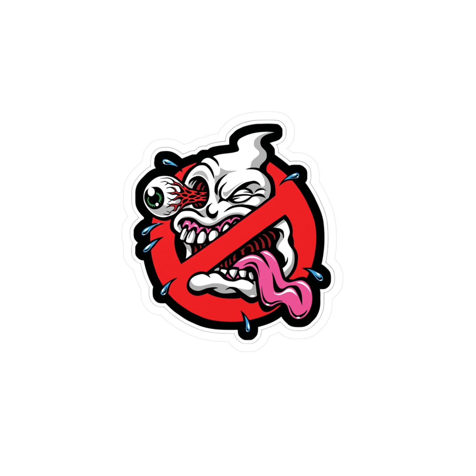 Ghostbusters Kiss-Cut Vinyl Decals, Laptop Decor, Skate, Cell, Car