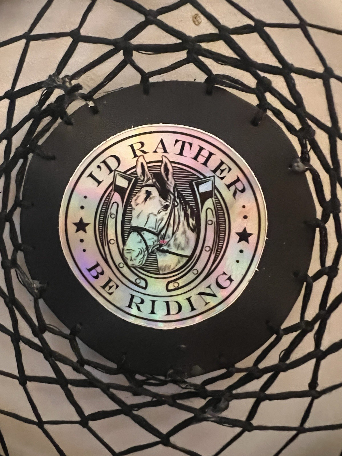 Horses Dreamcatcher’8 Ring ‘ I Rather Be Riding “