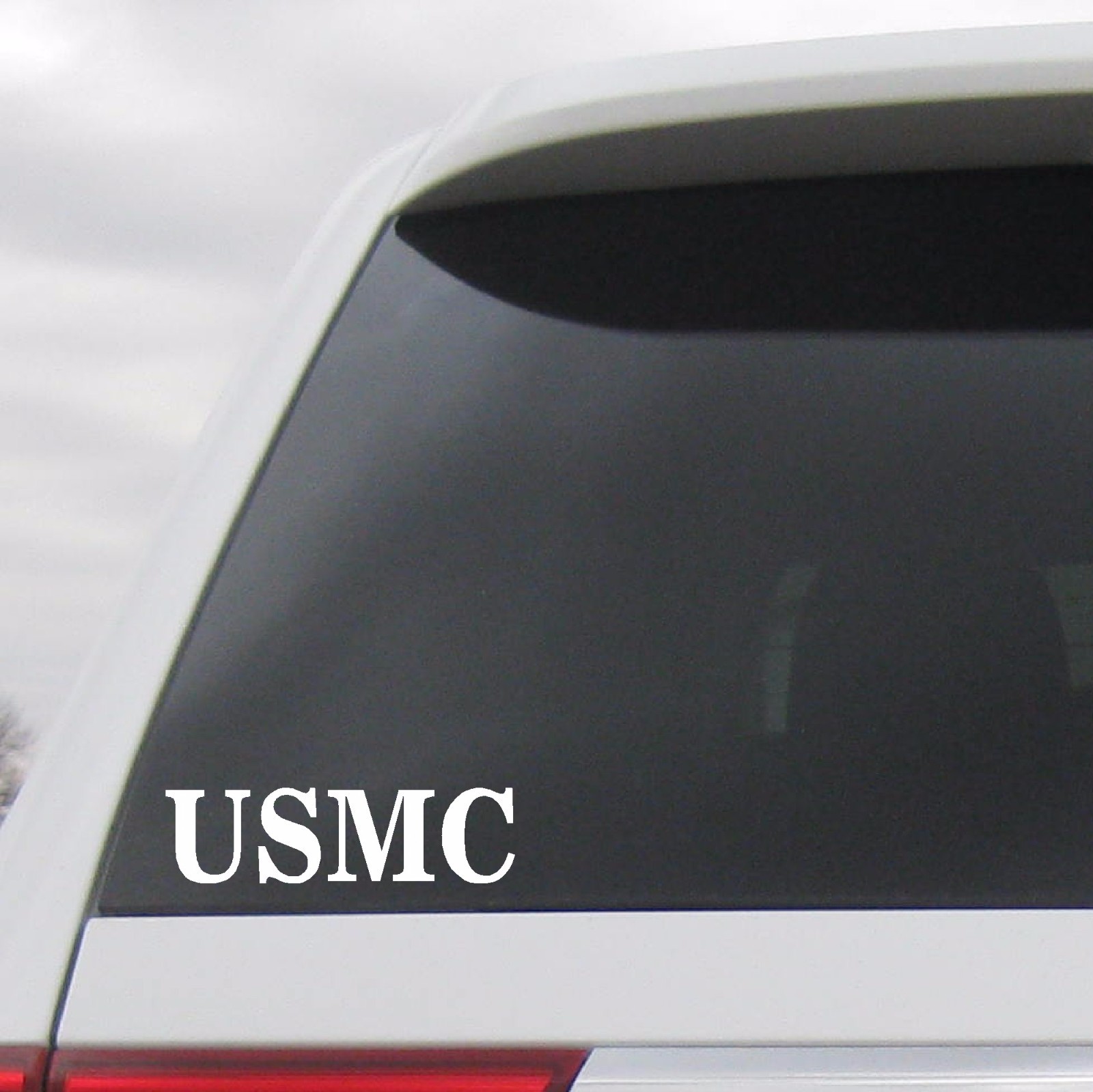 USMC VINYL DECAL UNITED STATES MARINE CORPS STICKER, 1 SET OF 2