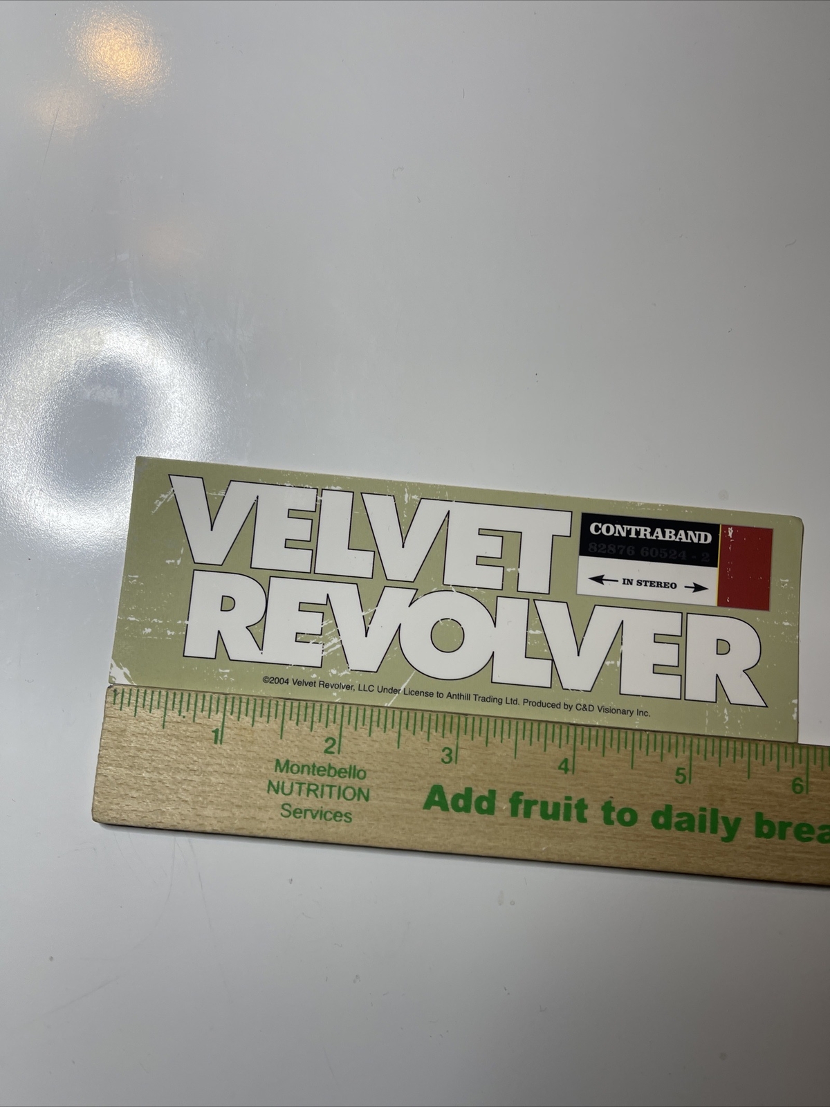 Velvet Revolver Vinyl Sticker: Licensed, New, Vintage 2004, Rare