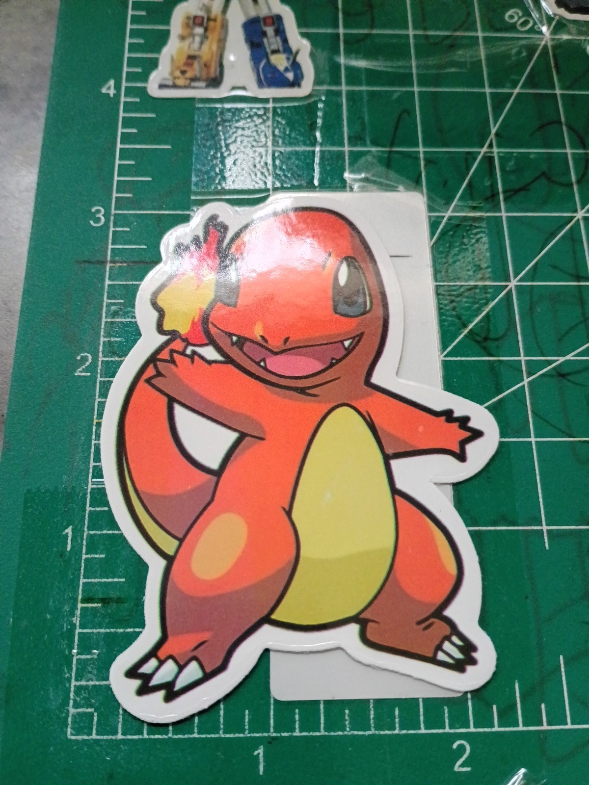 POKEMON STICKER X CHARMANDE3X3 INCHES STICKER X VYNIL DIE CUT STICKER HIGH GLOSS