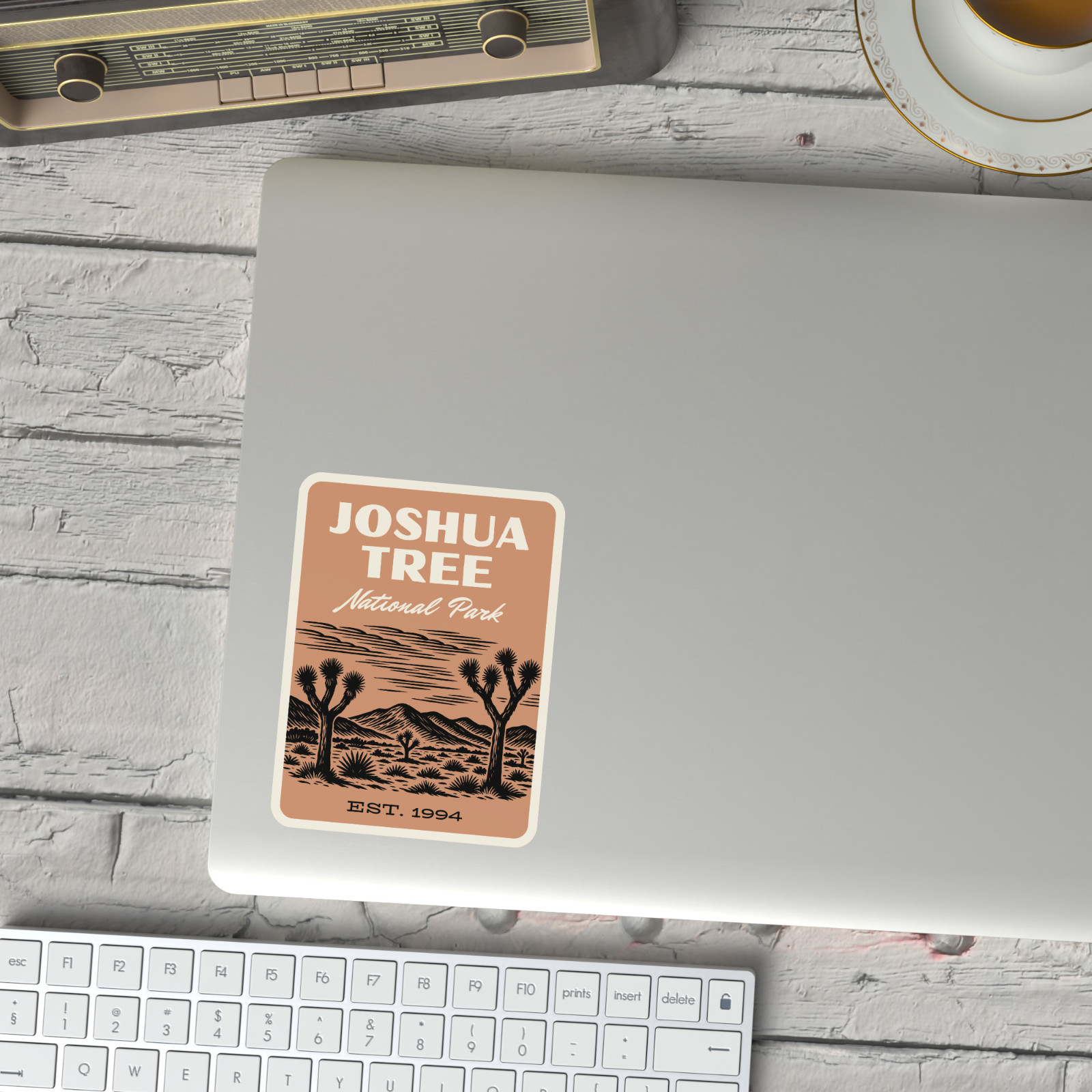 Joshua Tree National Park Sticker – Retro 1960s Style Decal