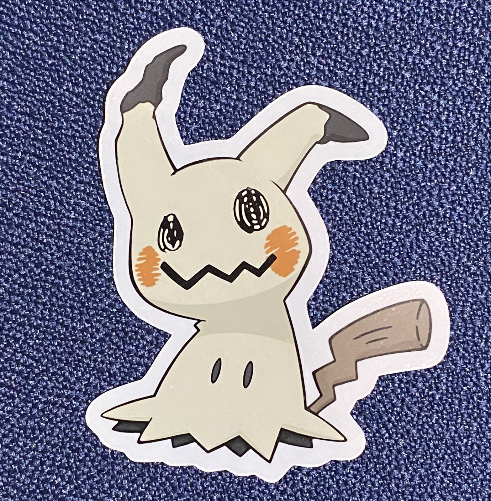 Mimikyu Sticker Holographic Pokemon Decal Rainbow Holo