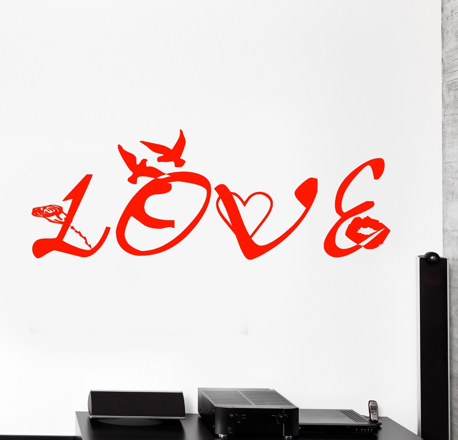 Wall Vinyl Decal Love Girl Bedroom Romantic Amazing Cool Decor z3927