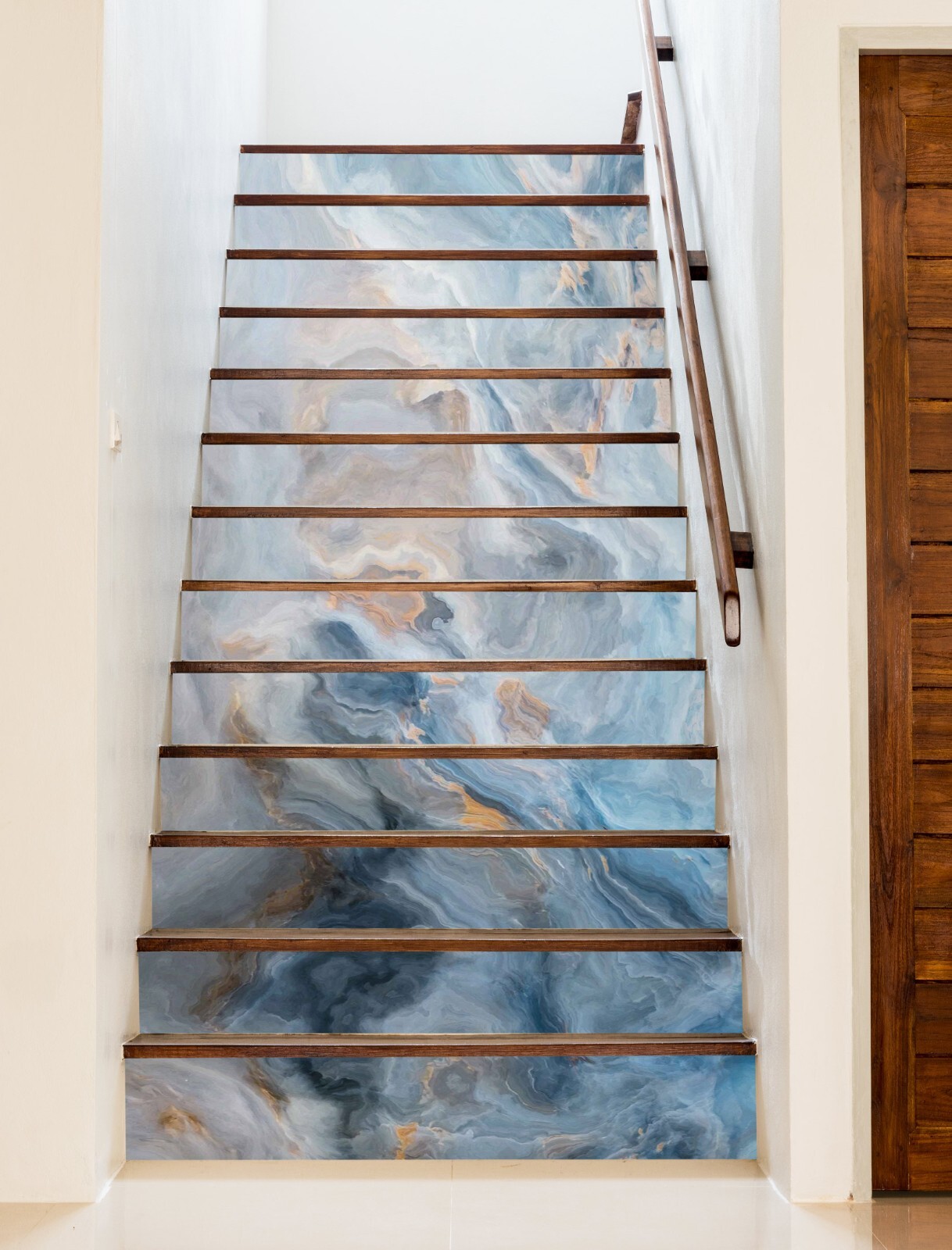 3D Hazy Colors 8508 Stair Risers Decoration Photo Mural Decal Wallpaper Rom