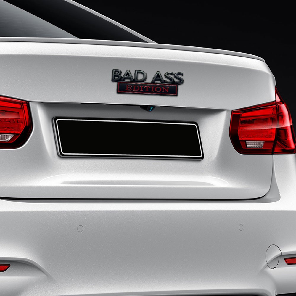 Bad Ass Edition Emblem Car Badges Badass 3D Sticker Decal Chrome TL