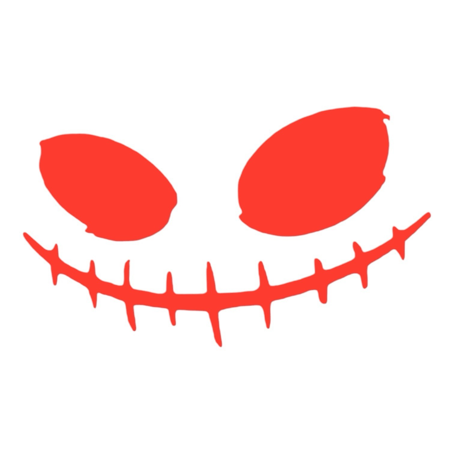 Monster smiling Decal for car Windows Laptops most Smooth Surfaces