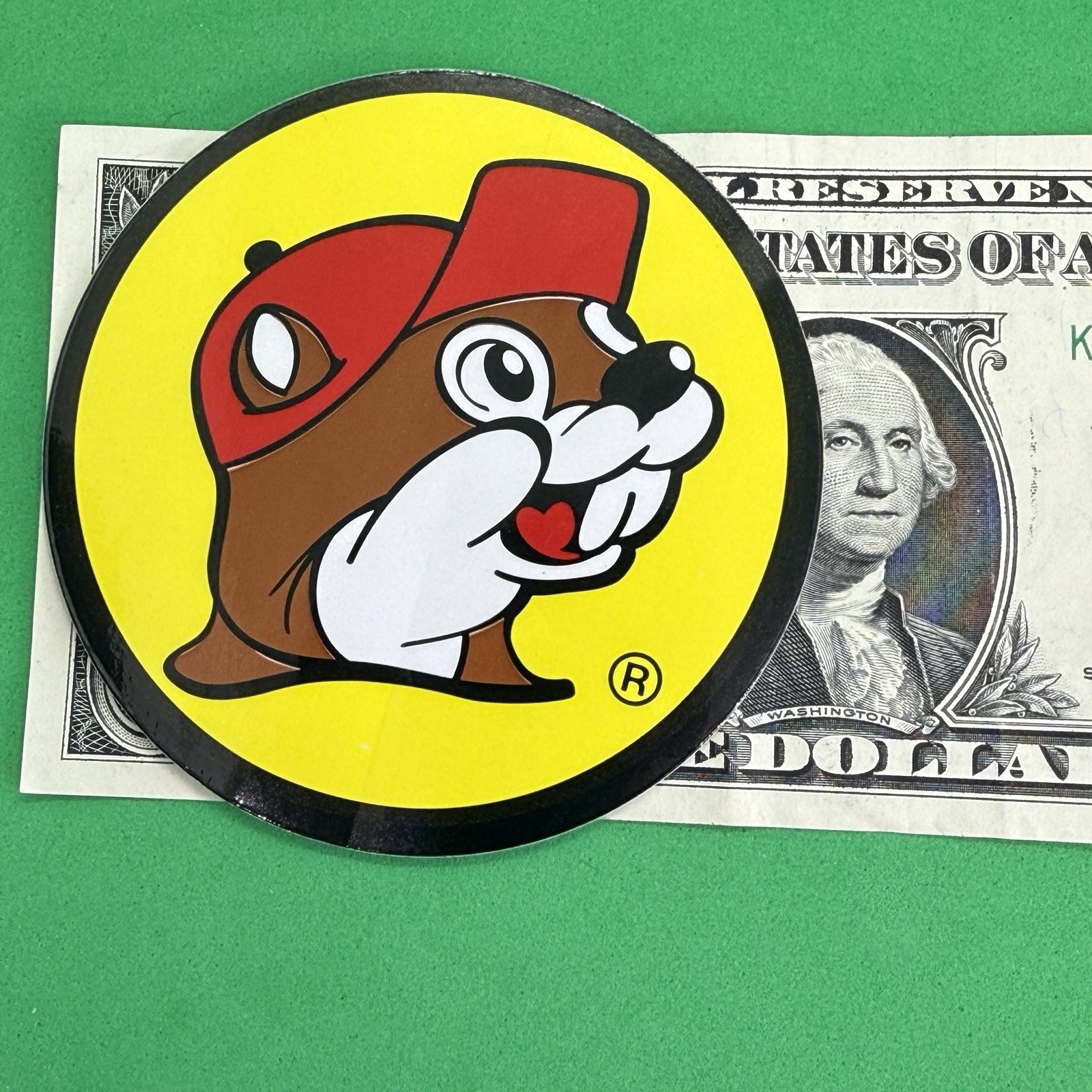 Buc-ee's Bucee’s Decal Sticker Label – 3" Diameter – Beaver – NEW Gas Texas
