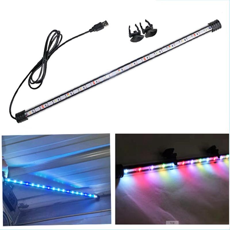 LED Aquarium Light USB Submersible Lamp 18–58cm Waterproof Fish Tank Grow
